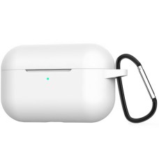 Футляр для наушников Full Silicone Case Apple AirPods Pro (Белый)
