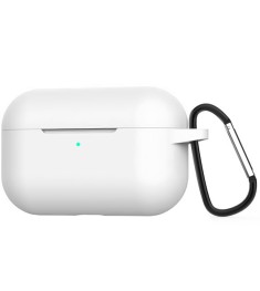 Чохол для навушників Full Silicone Case Apple AirPods Pro (Білий)