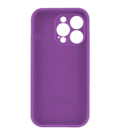 Силіконовий чохол Original RoundCam для Apple iPhone 16 Pro (28) Баклажан
