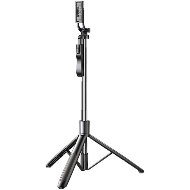 Штатив-трипод RTAKO Q052 (1.8m) Ultra-Wide Angle Selfie Stick (With Bluetooth Remote) (Black)