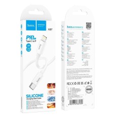 USB cable Hoco X87 PD 20W (1m) (Type-C to Lightning) (White)