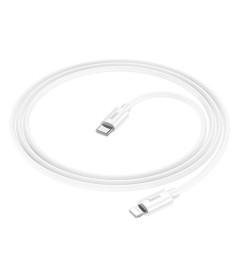 USB cable Hoco X87 PD 20W (1m) (Type-C to Lightning) (White)