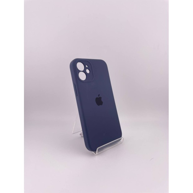 Оригінальний силіконовий чохол RoundCam для Apple iPhone 12 Mini (09) у кольорі Midnight Blue