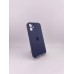 Оригінальний силіконовий чохол RoundCam для Apple iPhone 12 Mini (09) у кольорі Midnight Blue