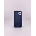 Оригінальний силіконовий чохол RoundCam для Apple iPhone 12 Mini (09) у кольорі Midnight Blue