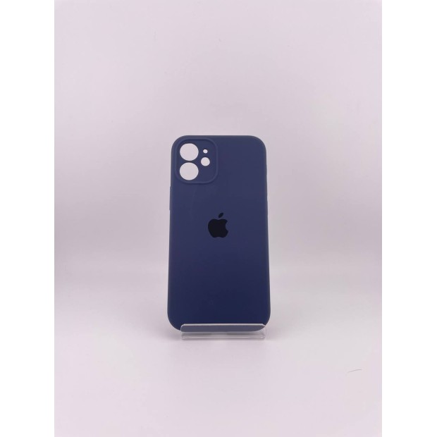 Оригінальний силіконовий чохол RoundCam для Apple iPhone 12 Mini (09) у кольорі Midnight Blue