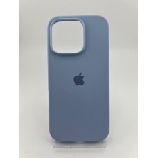 Оригінальний силіконовий чохол круглої форми для Apple iPhone 16 Pro (15) Ліловий