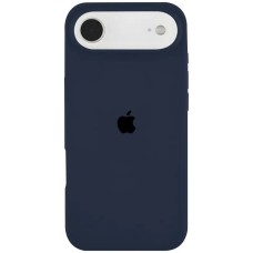 Силіконовий оригінальний круглий чохол для Apple iPhone 17 Air (09) в кольорі Midnight Blue