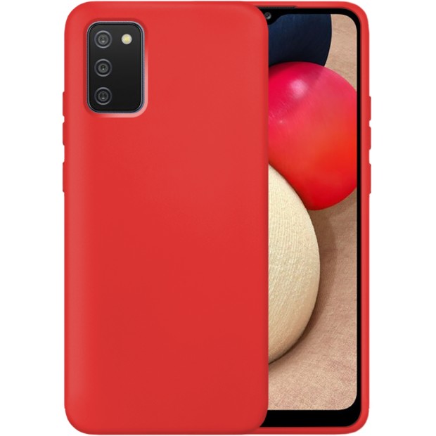 Силіконовий чохол Original 360 для Samsung Galaxy A02S (2020) (Червоний)