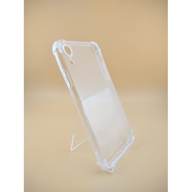 Силикон 6D Apple iPhone XR (ShutCam) (Прозрачный)