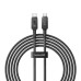 USB-кабель Baseus Unbreakable 100W (2m) (Type-C на Type-C) (Чорний) P10355800111-01 USB-кабель Baseus Unbreakable 100W (2m) (Type-C на Type-C) (Чорний) P10355800111-01