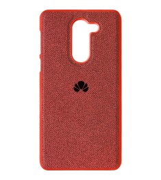 Силикон Textile Huawei Honor 6x / GR5 (2017) (Красный)