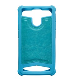 Накладка Leather Universal 4.5-5.0 (Голубой)
