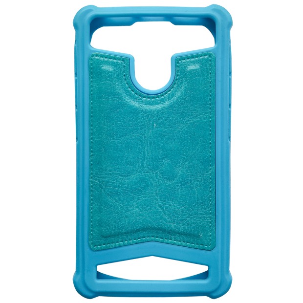 Leather Universal Cover 4.5-5.0 (Blue) Leather Universal Cover 4.5-5.0 (Blue)