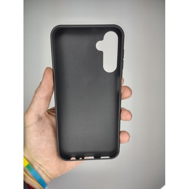 Силіконовий графітовий чохол для Samsung Galaxy A24 (Чорний)