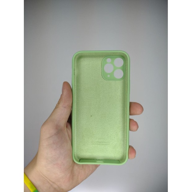 Силикон Original RoundCam Case Apple iPhone 11 Pro (10) Mint
