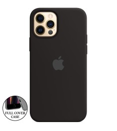 Силіконовий чохол Оригінал Кругла форма для Apple iPhone 12 Pro Max (07) Чорний...