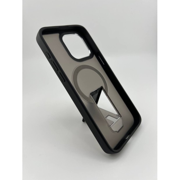 Чохол Totu Kickstand Case MagSafe для Apple iPhone 15 Pro Max (Чорний)