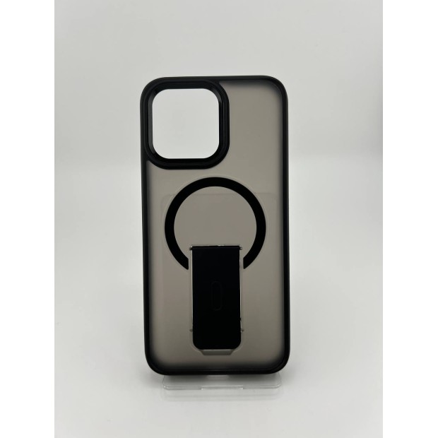 Чохол Totu Kickstand Case MagSafe для Apple iPhone 15 Pro Max (Чорний)