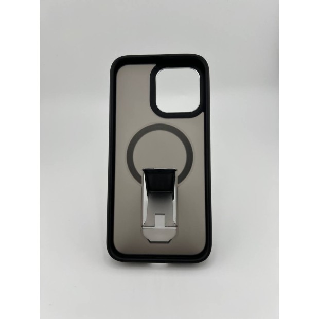 Чохол Totu Kickstand Case MagSafe для Apple iPhone 15 Pro Max (Чорний) Чохол Totu Kickstand Case MagSafe для Apple iPhone 15 Pro Max (Чорний)