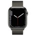 Смарт-часы Apple Watch Series 7 45mm (Graphite) (Graphite Milanese Loop) (Grade A) 89% Б/У O