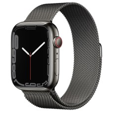 Смарт-часы Apple Watch Series 7 45mm (Graphite) (Graphite Milanese Loop) (Grade A) 89% Б/У O Смарт-часы Apple Watch Series 7 45mm (Graphite) (Graphite Milanese Loop) (Grade A) 89% Б/У O
