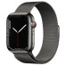 Смарт-часы Apple Watch Series 7 45mm (Graphite) (Graphite Milanese Loop) (Grade A) 89% Б/У O
