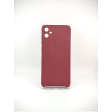 Силікон оригінальний Samsung Galaxy A05 (ShutCam) (Бордовий)
