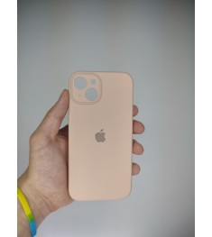 Силіконовий чохол Original RoundCam для Apple iPhone 14 (08) Пісочний рожевий