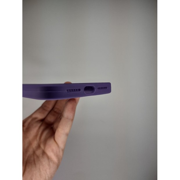 Силіконовий Чохол Original Square RoundCam для Apple iPhone 11 (02) Фіолетовий