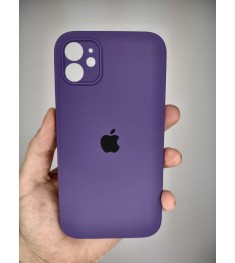Силіконовий Чохол Original Square RoundCam для Apple iPhone 11 (02) Фіолетовий