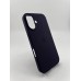 Силіконовий оригінальний чохол Apple для iPhone 16 (72) кольору баклажан.