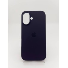 Силикон Original Round Case Apple iPhone 16 (72) Eggplant