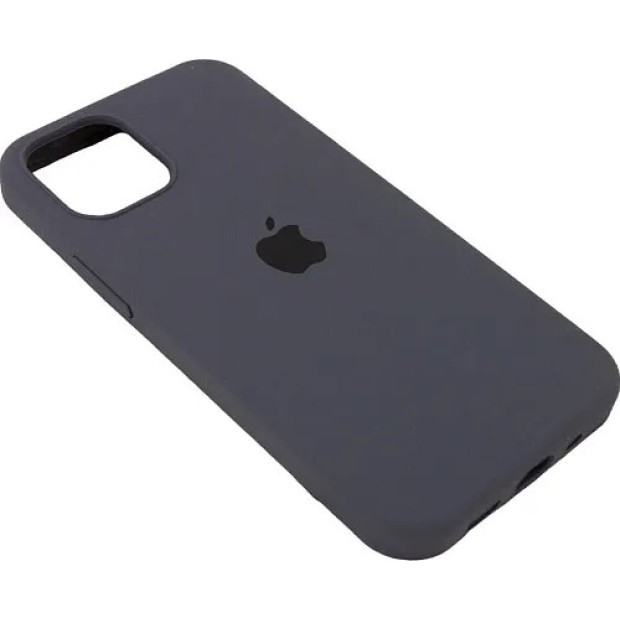 Оригінальний силіконовий чохол для Apple iPhone 15 Pro Max (19), темно-сірий