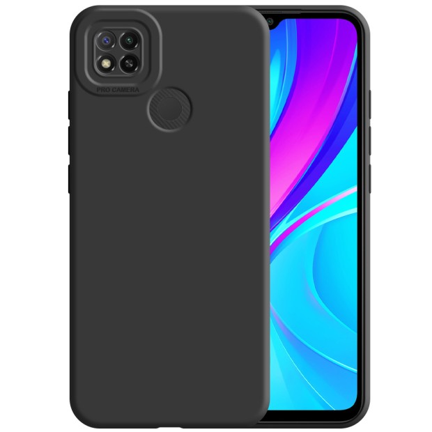 Силіконовий чохол Original Xiaomi Redmi 9C (ShutCam) (Чорний)