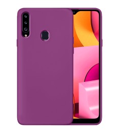 Силіконова оригінальна 360 чохол для Samsung Galaxy A20S (Фіолетовий)