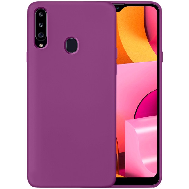 Силикон Original 360 Case Samsung Galaxy A20S (Фиолетовый)