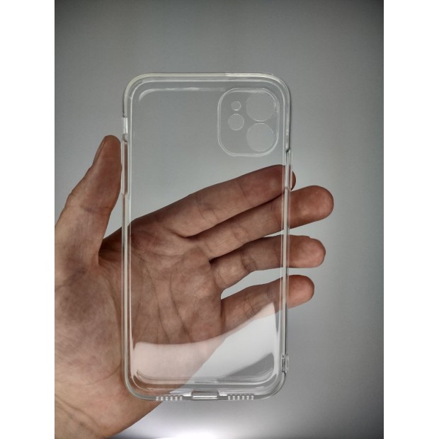 Силіконовий чохол Roundcam для Apple iPhone 11 (прозорий)
