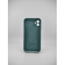 Силикон Original Square RoundCam Case Apple iPhone 11 (55) Blackish Green