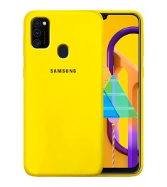 Силикон Original 360 Case Logo Samsung Galaxy M30s (2019) (Жёлтый)