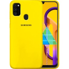 Силіконовий чохол Original 360 Case Logo для Samsung Galaxy M30s (2019) (Жовтий)