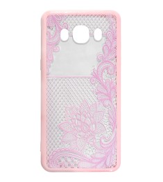 Силикон Pattern Samsung Galaxy J2 (2016) j200 (Розовый)