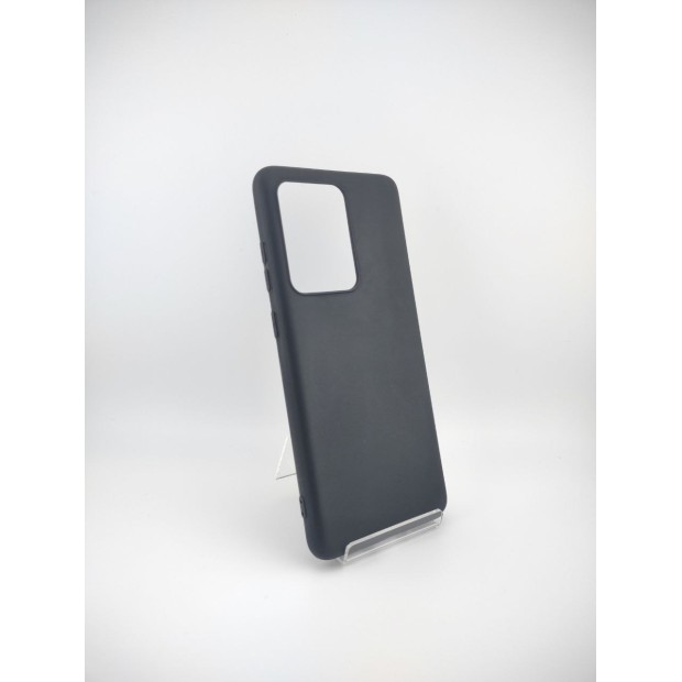 Силіконовий графітовий чохол для Samsung Galaxy S20 Ultra (чорний).