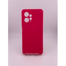 Силікон Original Xiaomi Redmi 12 4G (ShutCam) (Малиновий)