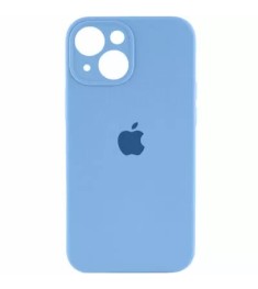 Силіконовий оригінальний чохол RoundCam для Apple iPhone 15 (20) Синій