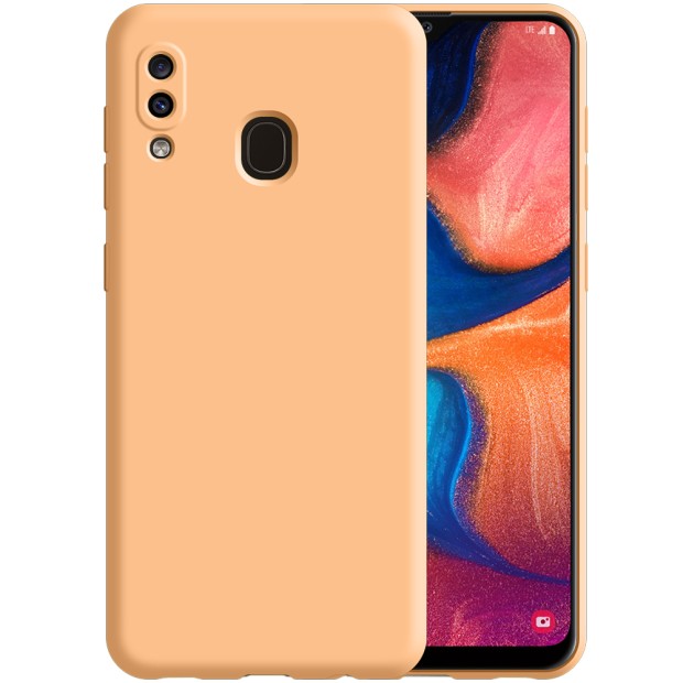 Силикон Original 360 Case Samsung A20 / A30 (ShutCam) (Персиковый) Силикон Original 360 Case Samsung A20 / A30 (ShutCam) (Персиковый)