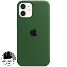 Силіконовий чохол Original Round для Apple iPhone 12 Mini (52) Оливковий
