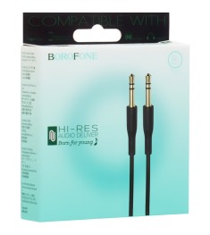 AUX кабель Borofone BL1 (чорний) AUX кабель Borofone BL1 (чорний)