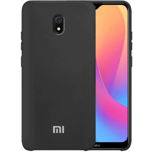 Силикон Original Case Logo Xiaomi Redmi 8A (Чёрный) Силикон Original Case Logo Xiaomi Redmi 8A (Чёрный)