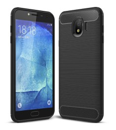 Силикон Polished Carbon Samsung Galaxy J4 (2018) J400 (Чёрный)
